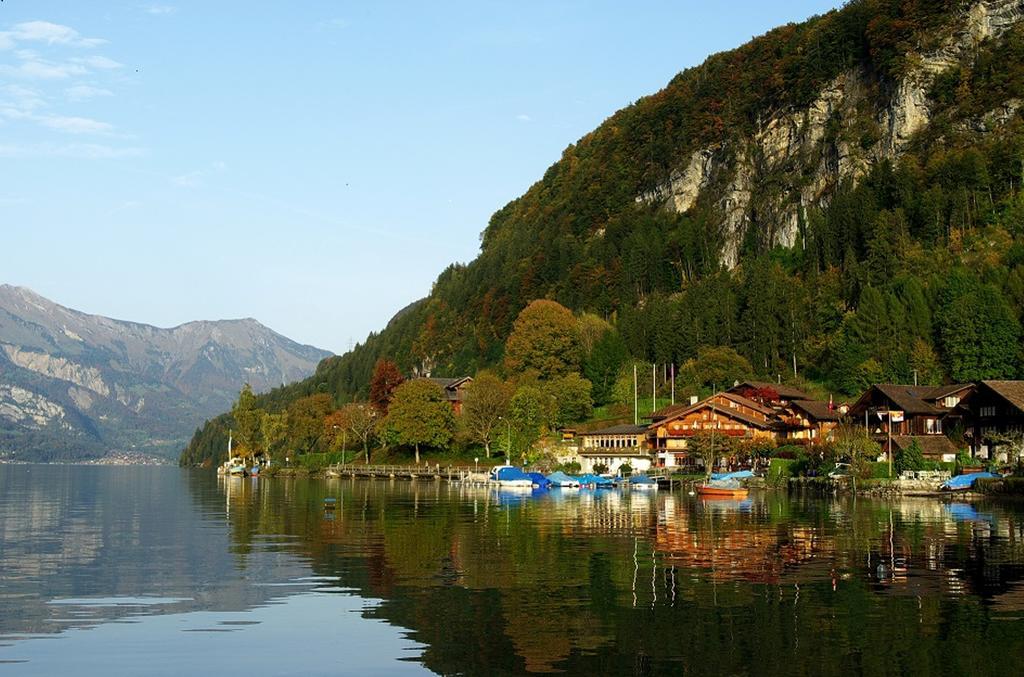 Hotel Chalet Du Lac Iseltwald Exterior foto